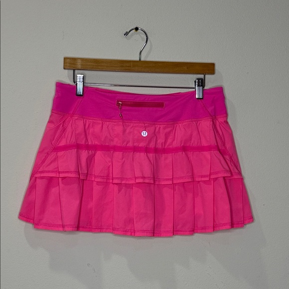 lululemon athletica Pants - Lululemon Pace Setter Skirt Pinkelicious Tall Barbie Pink